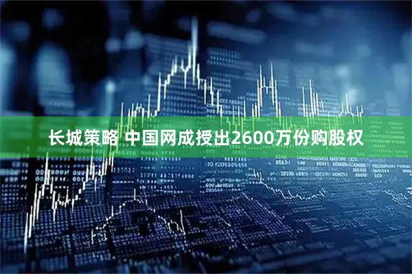 长城策略 中国网成授出2600万份购股权